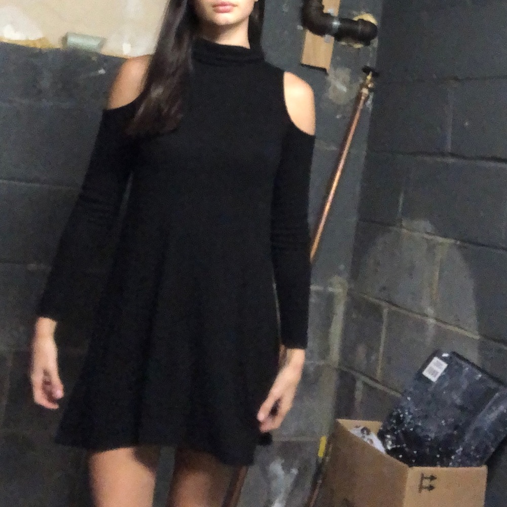 American Eagle Black Turtleneck sweater dress